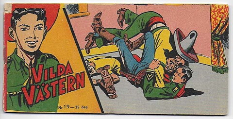 Vilda Västern 1957 Nr 19 VG-