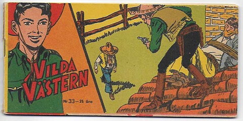 Vilda Västern 1957 Nr 33 VG-