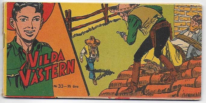 Vilda Västern 1957 Nr 33 VG-