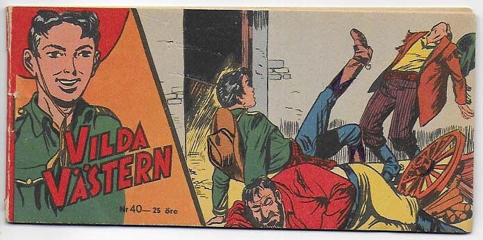 Vilda Västern 1957 Nr 40 VG Klotter