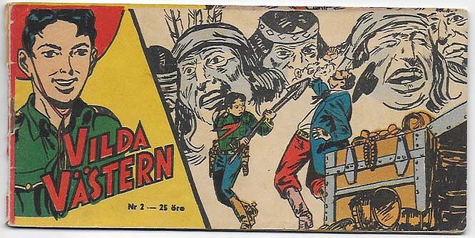 Vilda Västern 1958 Nr 2 VG-