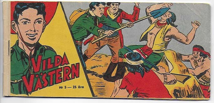 Vilda Västern 1958 Nr 3 VG- Litet Klotter