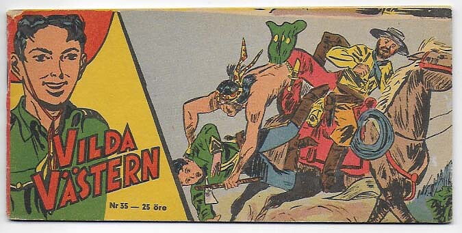 Vilda Västern 1958 Nr 35 VG/FN