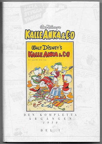 Kalle Anka & C:O Den Kompletta Årgången 1950 Del 1 VF/NM Senare Upplaga