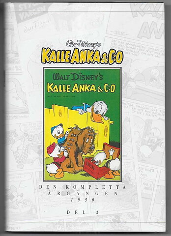 Kalle Anka & C:O Den Kompletta Årgången 1950 Del 2 VF/NM Senare Upplaga