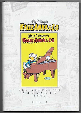 Kalle Anka & C:O Den Kompletta Årgången 1952 Del 2 VF/NM Senare Upplaga