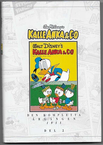 Kalle Anka & C:O Den Kompletta Årgången 1955 Del 2 VF/NM 1:a Upplaga