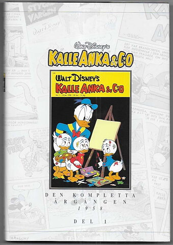 Kalle Anka & C:O Den Kompletta Årgången 1958 Del 1 VF/NM 1:a Upplaga