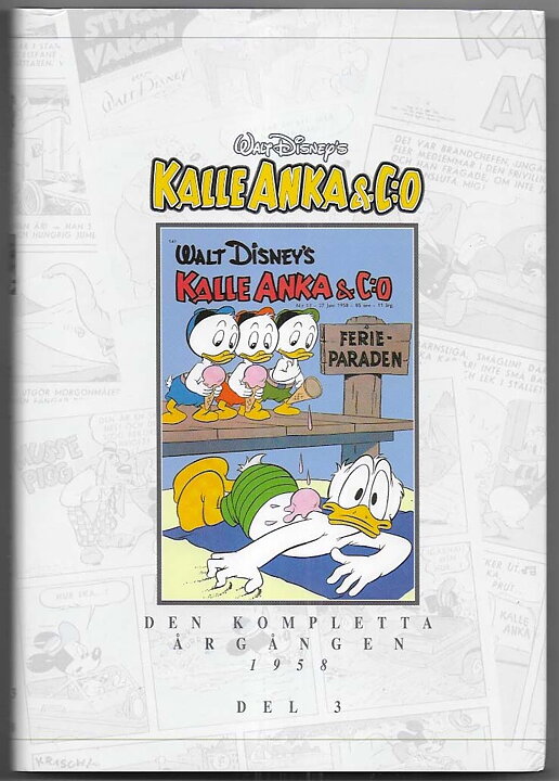 Kalle Anka & C:O Den Kompletta Årgången 1958 Del 3 VF/NM 1:a Upplaga