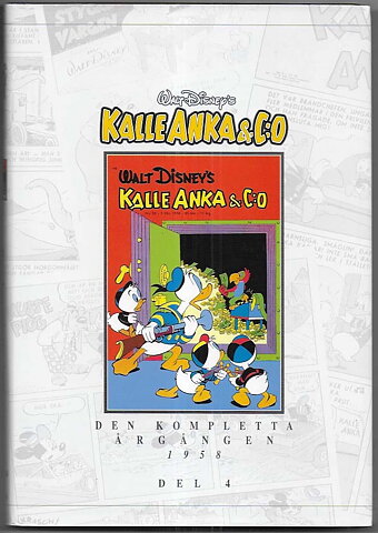Kalle Anka & C:O Den Kompletta Årgången 1958 Del 4 VF/NM 1:a Upplaga
