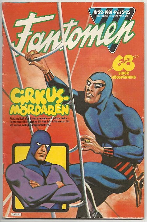 Fantomen 1981 Nr 22 VG