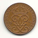 2 öre 1940 1+/01