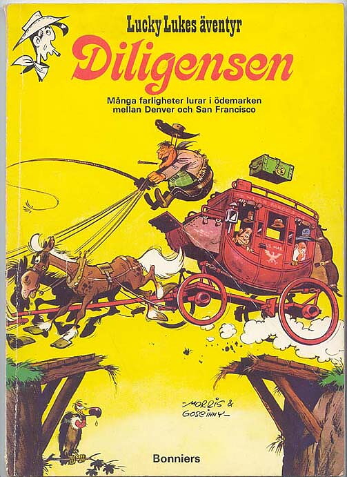 Lucky Lukes Äventyr Nr 1 GD/VG 1:a Upplaga