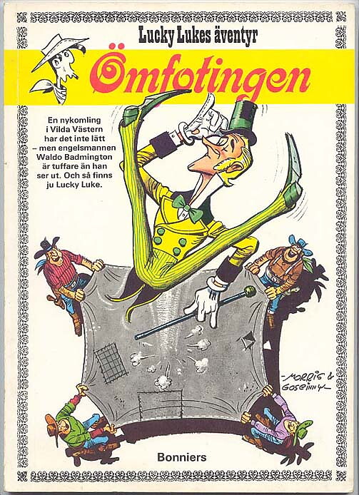 Lucky Lukes Äventyr Nr 2 VF- Reva 2 cm/1:a Upplaga