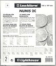 NUMIS 2C - Klara blad med 2 fickor (10-pack)