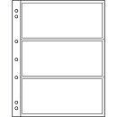 NUMIS 3C - Klara blad med 3 fickor (10-pack)