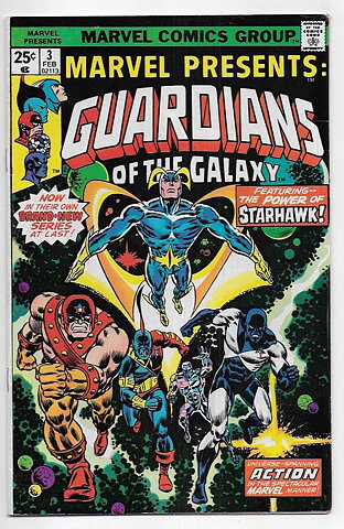 Marvel Presents # 3 VF+ Guardians of The Galaxy 1st Solo Book