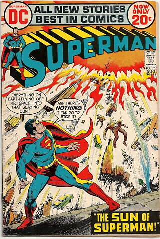 Superman # 255 VF Prislapp