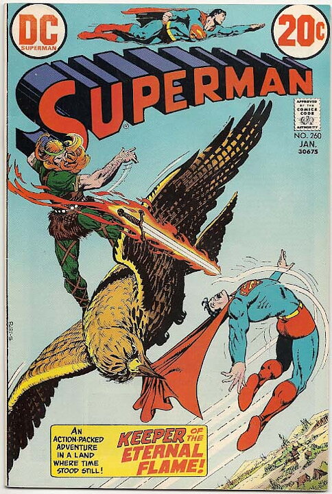 Superman # 260 VF Prislapp