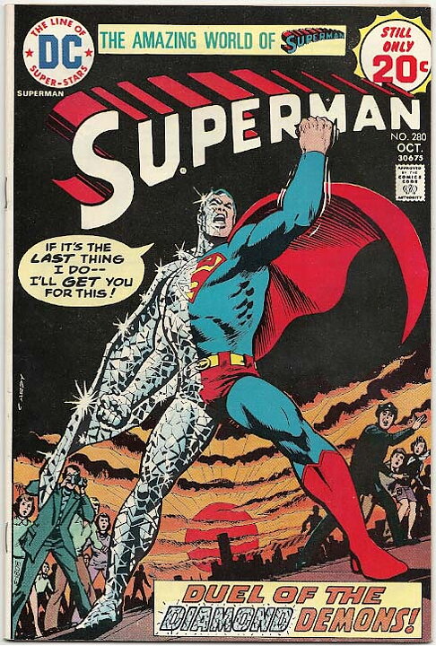 Superman # 280 VF Prislapp