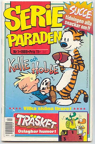 Serieparaden 1989 Nr 1 VG-