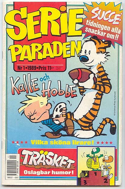 Serieparaden 1989 Nr 1 VG-