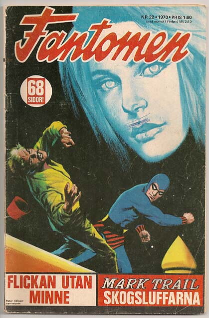 Fantomen 1970 Nr 22 GD/VG Lös Vid 1 Nit