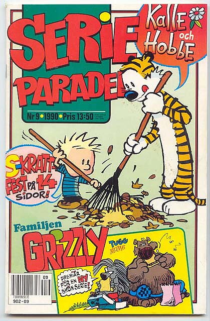 Serieparaden 1990 Nr 9 VG+