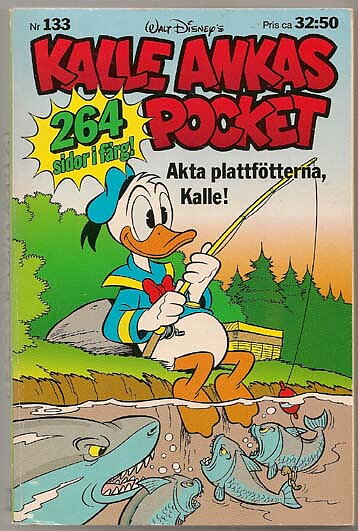 Kalle Ankas Pocket Nr 133 VF 1:a Upplaga