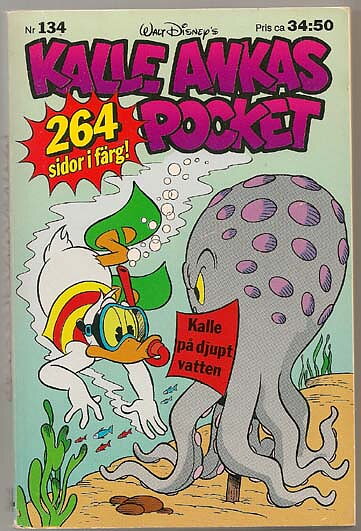 Kalle Ankas Pocket Nr 134 VF 1:a Upplaga