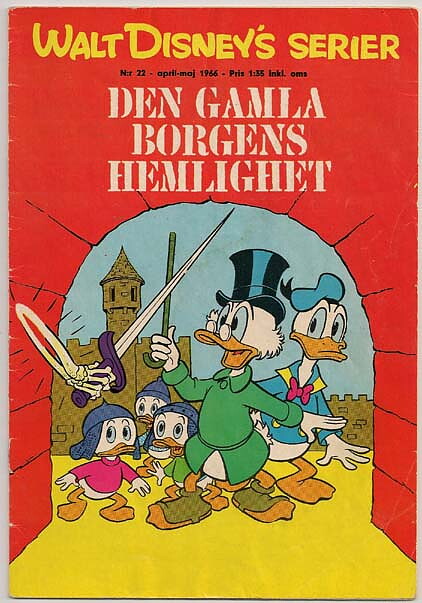 Walt Disney's Serier 1966 Nr 22 VG/FN
