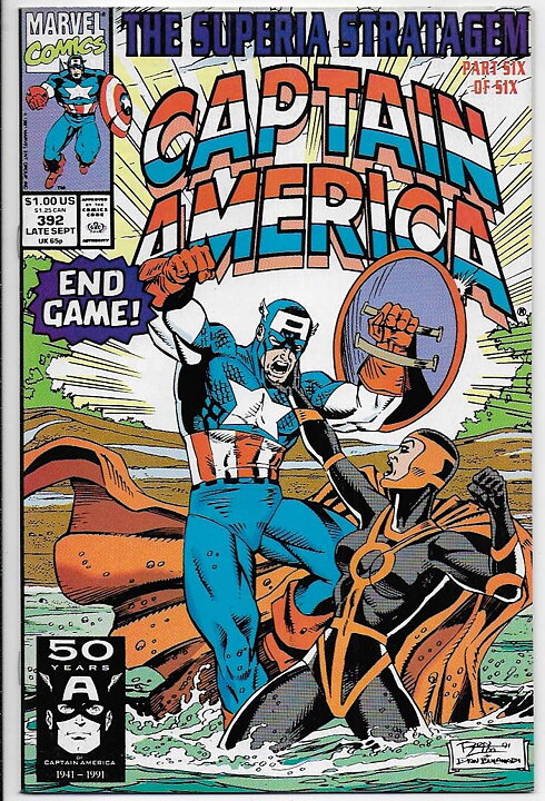 Captain America # 392 NM-