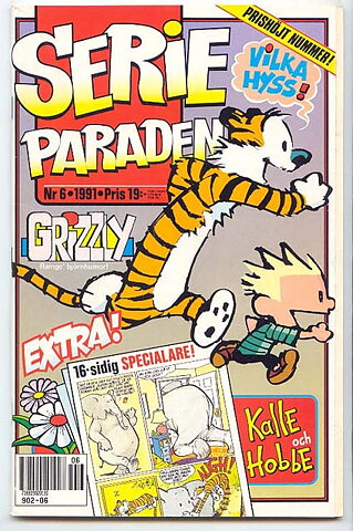 Serieparaden 1991 Nr 6 VF med Bilaga