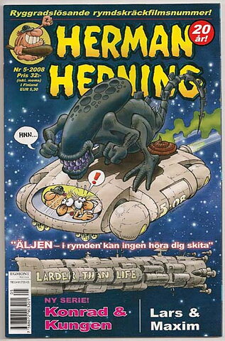 Herman Hedning 2008 Nr 5 NM Ny Oläst