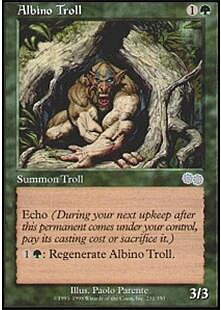 MTG Urza's Saga - Albino Troll