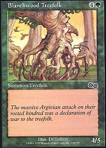 MTG Urza's Saga - Blanchwood Treefolk