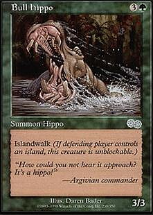 MTG Urza's Saga - Bull Hippo