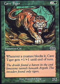 MTG Urza's Saga - Cave Tiger