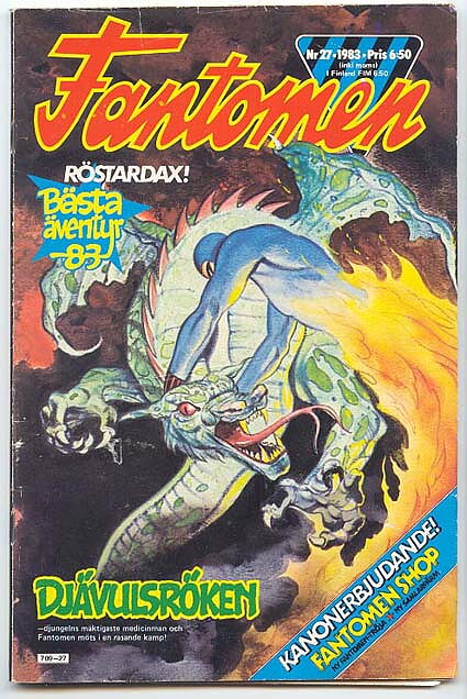 Fantomen 1983 Nr 27 VG med Bilaga