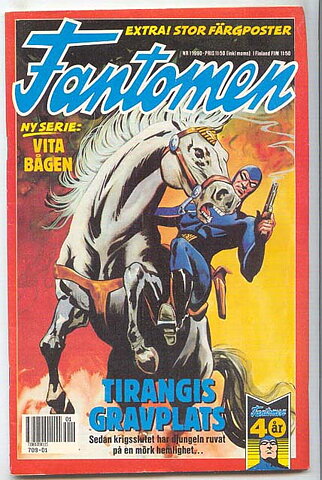 Fantomen 1990 Nr 1 VG med Poster