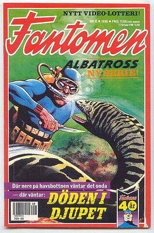 Fantomen 1990 Nr 8 VG-