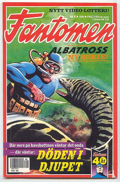 Fantomen 1990 Nr 8 VG-