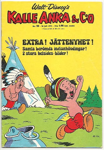 Kalle Anka & C:O 1973 Nr 30 VG-