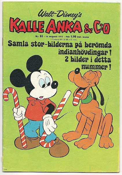 Kalle Anka & C:O 1973 Nr 33 VG