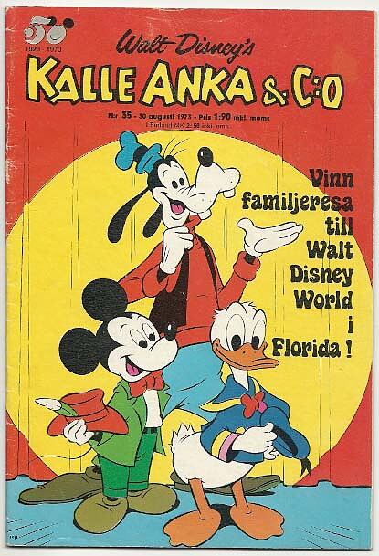 Kalle Anka & C:O 1973 Nr 35 VG
