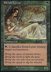 MTG Urza's Saga - Elvish Lyrist