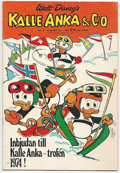 Kalle Anka & C:O 1974 Nr 1 VG+