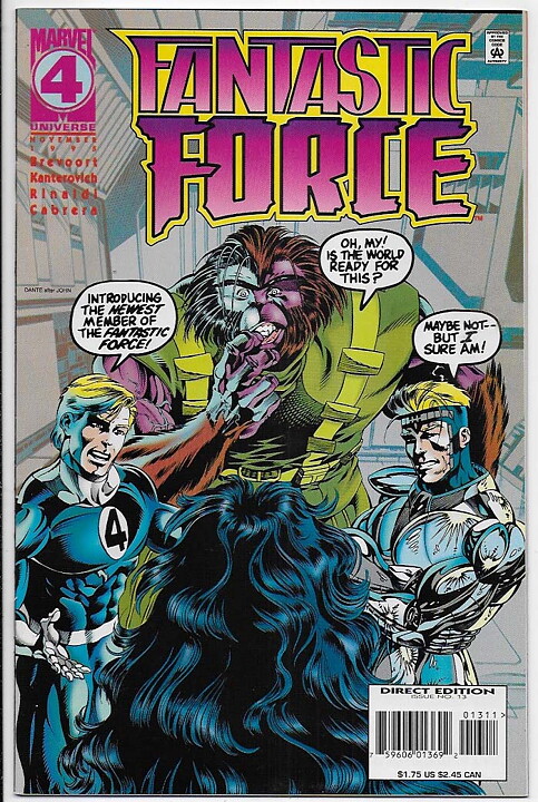 Fantastic Force # 13 VF/NM