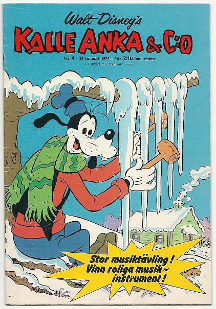 Kalle Anka & C:O 1974 Nr 4 FN-