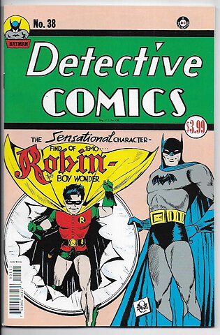 Detective Comics # 38 Facsimile Edition NM Ny Import 1st Robin The Boy Wonder